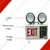 Agni Shield 230 Volts Emergency LED Light With Exit Sign and Rechargeable Battery