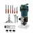 BALLOREX 6mm to 8mm 550 Watt Wood Trimmer/Router with 6 Pcs Router Bits & 3 Pcs Collets, 30000 RPM