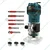 BALLOREX 6mm to 8mm 550 Watt Wood Trimmer/Router with 6 Pcs Router Bits & 3 Pcs Collets, 30000 RPM