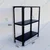 Alija 36 x 29 x 12 Inch 3 Shelves Multipurpose Storage Rack (24 Gauge Shelves & 18 Gauge Angle)