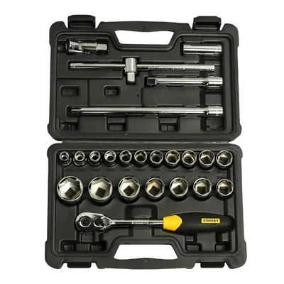 Stanley 24 pcs 1/2 sq. Drive 6 pt socket set (STMT72795-8)
