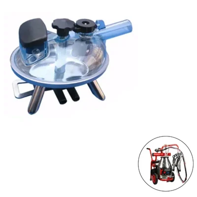 Open Door Claw for Milking Machine For All Cattles, Stainless Steel Body, 240cc Capacity