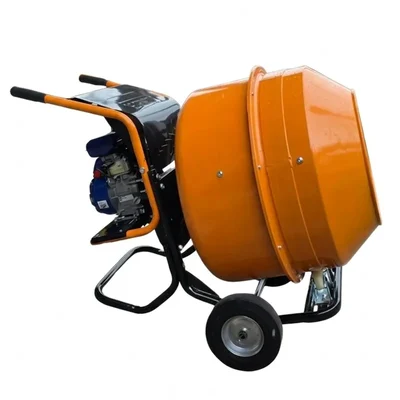 Heavy Duty 240L Tilt Type Concrete Mixer With 4 HP Heavy Duty Engine