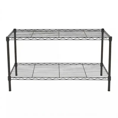 Rackwell 24 x 14 x 16 inch Height Adjustable Foldable Multipurpose Mild Steel Organizer Wire Shelving Rack