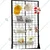 KTG 24 x 36 inch Grid Wall Mesh With 10 Pieces Hook For Multipurpose Use(Size-4 inch Hook)