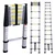 GOBBLER 16 Step ( 24 Feet/ 7.20meter) Portable & Compact Ultra-Stable Extendable Aluminium Telescopic Ladder -GB-TL16 7.2m