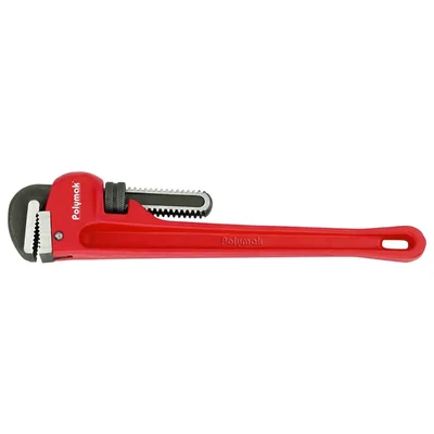 Polymak 24" 610mm Pipe Wrench with Forged Carbon Steel Jaws & Ductile Cast Iron Handle, HT-P-HPW-24
