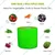 Shiv Biotech 250 GSM, 10 pieces 24 inch x 24 inch HDPE, Round Shape, Reusable Grow Bag | Suitable for Nursery and Garden
