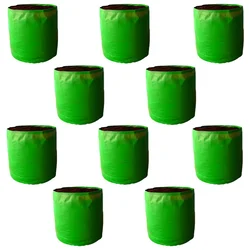 Siddhi 350 GSM 24 x 24 inch HDPE Grow Bag for Garden, Nursery (Pack of 10 pieces)