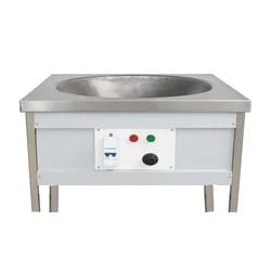 24 inch Square Table Top Electric Kadhai, 6000W with Safety Features (MCB/Auto-Cut Off)