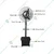 24 Inch Stainless Steel Mist Fan, 40 litres Tank Capacity