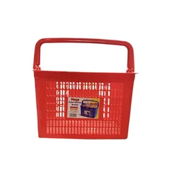 Aristo Mega 24 Liter Portable Plastic Shopping Basket(Pack-Pack Of 5)