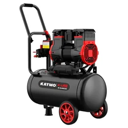 Kaymo 24 L Oil Free Air Compressor with 2 HP Copper Winding Motor (K-124FCV2)