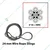 National 24 mm 4 Meter Wire Rope Sling,6x36 IWRC, Single Leg For Lifting, Rigging, and Material Handling