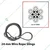 National 24 mm 5 Meter Wire Rope Sling,6x19 IWRC, Single Leg For Lifting, Rigging, and Material Handling