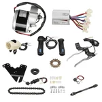 NAKS 24V 250W DIY Electric Bicycle PMDC Motor Conversion Kit with Multi-Utility Accessories Without Charger