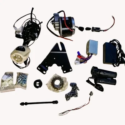 24V 250W Electric Cycle Chain Kit with Gear Reduction, Battery & Charger