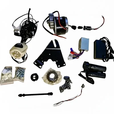24V 250W Electric Cycle Chain Kit with Gear Reduction, Battery & Charger