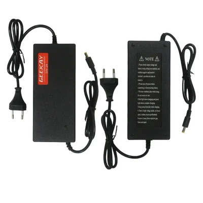 Geekay 24V 2A Lithium Ion Battery Charger for E-Bike Auto Cut-Off