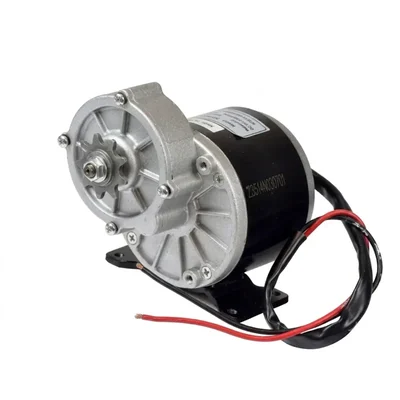 Premium Quality 24V 350W Side Drive PMDC Geared Electric Cycle Motor