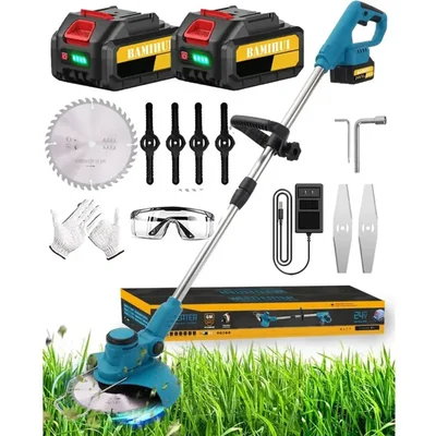 Heavy Duty Battery Operated Grass Cutting Machine for Garden ( With 21V Batteries )