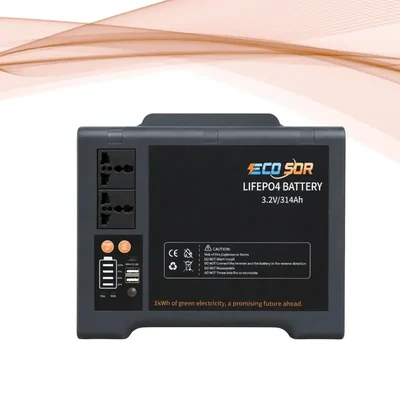 ECOSOR 300W, 24V Hybrid Inverter With 5000W PV, 97.5% Efficiency Compatible for Thela & Small Shops Power Backup