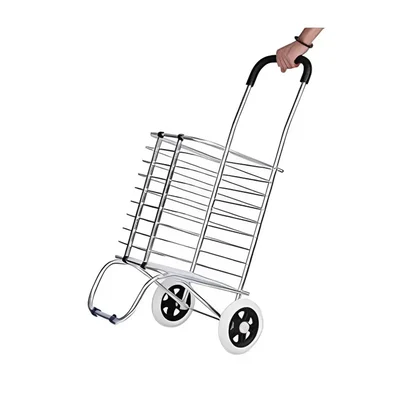 Bigapple (TRL TCS AL) 25 Kg Capacity Aluminium Basket Trolley With 1 Year Warranty