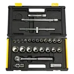 Stanley (STMT45508-LA) 1/2" Drive 25 Pcs Round Head Ratchet Set Metric