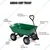 Bigapple (DCH 4 Wheel) 250 Kg Capacity Plastic Dump Cart With 1 Year Warranty