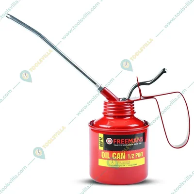 Freemans 250cc High Pressure Manual Oil Dispenser Can with Steel Pump and Powder Coated Body for Lubrication OCP12