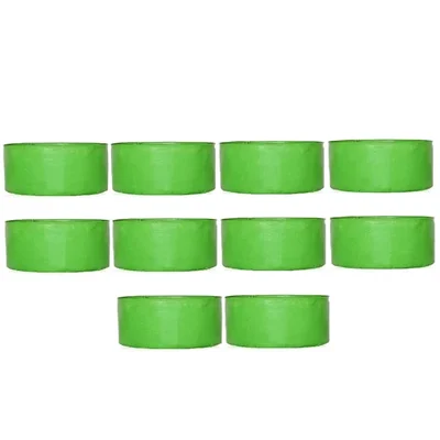 Shiv Biotech 250 GSM 10 pieces HDPE Round Shape Reusable Grow Bag | Suitable for Gardening and Nursery(Size-18 x 6 inch)