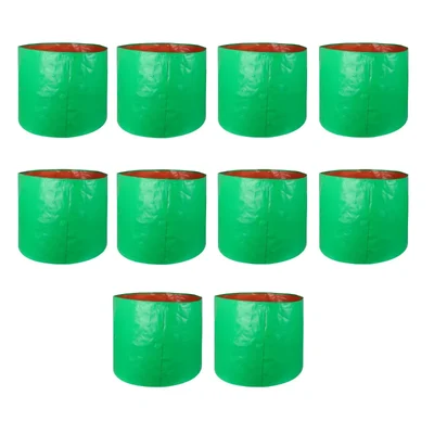 Siddhi 250 GSM HDPE Grow Bag, 24 x 24 inch, Round Shape, Reusable | Suitable for Nursery and Garden (Pack of 10 pieces)