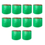 Siddhi 250 GSM HDPE Grow Bag, 24 x 24 inch, Round Shape, Reusable | Suitable for Nursery and Garden (Pack of 10 pieces)