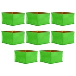 Siddhi 250 GSM 2 x 2 x 0.5 feet HDPE Square Type Grow Bag for Garden and Nursery