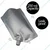 50 Pcs, 250ml Capacity Leak-proof Aluminium Three Side Seal Spout Pouch for Sauce, Juices, Non-carbonated liquids