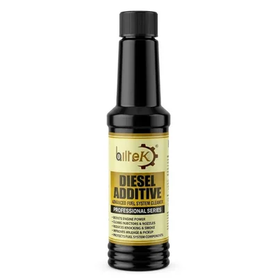 Biltek 250ml Advanced Diesel Additive Fuel System Cleaner for Mileage Boost & Injector Carbon Removal