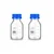 Bello 2pcs Borosilicate Glass Reagent Bottle 250ml with Leak Proof Blue Screw Cap
