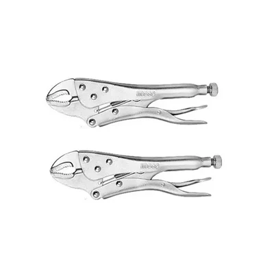 Ingco 10 Inch/ 250 mm Straight Jaw Locking Plier (HCJLW0210) – Pack of 2