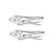 Ingco 10 Inch/ 250 mm Straight Jaw Locking Plier (HCJLW0210) – Pack of 2