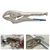 Hogert 250 mm Locking Pliers with Straight Jaws