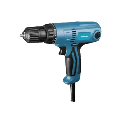 Dayuri 250W Electric Drill Machine, 10mm Chuck, Keyless, Variable Speed, Reversible, 850RPM – Corded, Black (YJZ08-10)