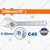 Wadfow 254 mm(10 Inch) Chrome Finish Adjustable Wrench (WAW1110)