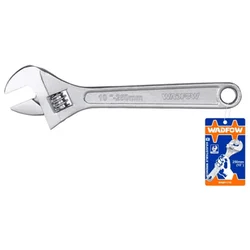 Wadfow 254 mm(10 Inch) Chrome Finish Adjustable Wrench (WAW1110) 