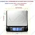 METIS 25 kg Digital Kitchen Weighing Scale with White Backlight Display, for Shop & Home Use