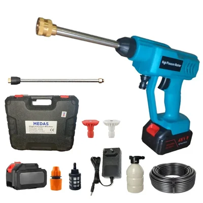 Medas 48V Battery Operated 1Phase Cordless Pressure Washer With PVC Body Material, Including All Required Accessories