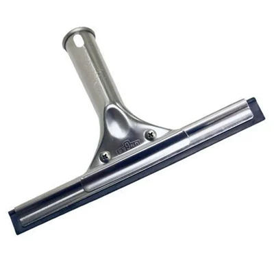 Unger (SH25H) Black Stainless Steel Glass Squeegee with Handle 25 cm