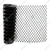 Premium Quality Galvanized 25 Feet Long PVC Coated Chain Link Fencing Mesh Wire (Black)