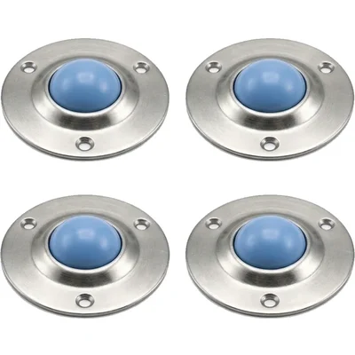 Heavy Duty 4 Pieces 25 Kg Ball Transfer Unit Caster Wheel