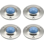 Heavy Duty 4 Pieces 25 Kg Ball Transfer Unit Caster Wheel