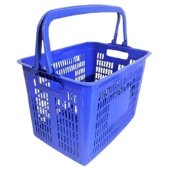 Premium Quality Mega Portable Plastic Shopping Basket For Super Market,Grocery And Multipurpose Uses(Pack-Pack Of 5)